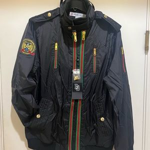 Brooklyn Basement Bomber Jacket, Light Weight Black Color Jacket - Brand New